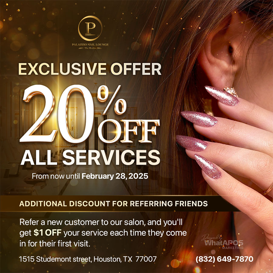 PALAZZIO NAIL LOUNGE THE HEIGHTS